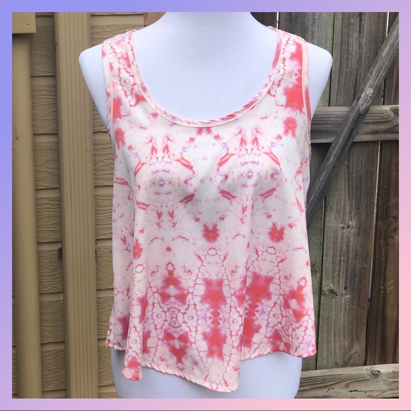 Lush Tops - lush tie-dye tank top